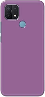 Khaalis Solid Color Purple matte finish shell case back cover for Oppo A15 - K208233