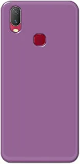 Khaalis Solid Color Purple matte finish shell case back cover for Vivo Y11 2019 - K208233