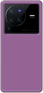 Khaalis Solid Color Purple matte finish shell case back cover for Vivo X80 Pro 5G - K208233