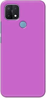 Khaalis Solid Color Purple matte finish shell case back cover for Oppo A15 - K208239