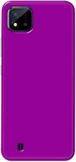 Khaalis Solid Color Purple matte finish shell case back cover for Realme C11 2021 - K208240