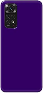 Khaalis Solid Color Purple matte finish shell case back cover for Xiaomi Redmi Note 11 - K208242