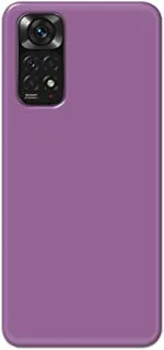 Khaalis Solid Color Purple matte finish shell case back cover for Xiaomi Redmi Note 11 - K208233