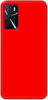 Khaalis Solid Color Red matte finish shell case back cover for Oppo A16 - K208227