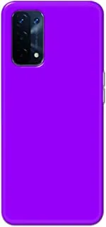 Khaalis Solid Color Purple matte finish shell case back cover for Oppo A74 5G - K208241