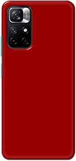 جراب خلفي متين بلون أحمر خالص من خاليس لهاتف Xiaomi Mi Note 11T - K208228