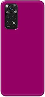 Khaalis Solid Color Purple matte finish shell case back cover for Xiaomi Redmi Note 11 - K208234