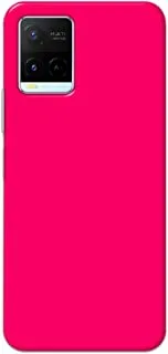 Khaalis Solid Color Pink matte finish shell case back cover for Vivo Y21 2021 - K208231