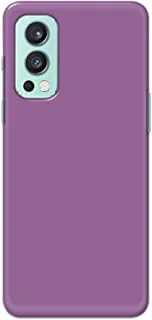 Khaalis Solid Color Purple matte finish shell case back cover for OnePlus Nord 2 5G - K208233
