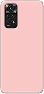 Khaalis Solid Color Pink matte finish shell case back cover for Xiaomi Redmi Note 11 - K208225