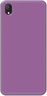 Khaalis Solid Color Purple matte finish shell case back cover for Vivo Y1s - K208233