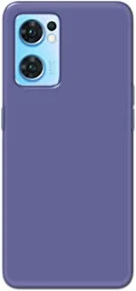 Khaalis Solid Color Blue matte finish shell case back cover for Oppo Reno 7 - K208247