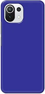 جراب خلفي مطفأ اللمعة باللون الأزرق السادة من خاليس لهاتف Xiaomi Mi 11 Lite NE 5G - K208246