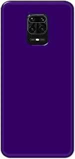 Khaalis Solid Color Purple matte finish shell case back cover for Xiaomi Redmi Note 9 Pro - K208242