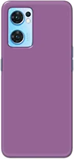 Khaalis Solid Color Purple matte finish shell case back cover for Oppo Reno 7 - K208233