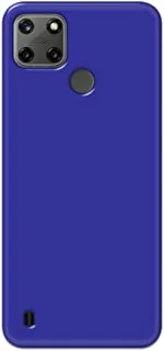 Khaalis Solid Color Blue matte finish shell case back cover for Realme C25Y - K208246
