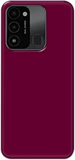 Khaalis Solid Color Purple matte finish shell case back cover for Tecno Spark 8c - K208235