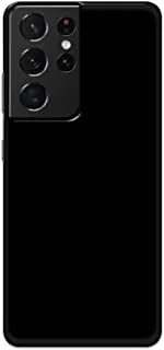 جراب خلفي متين بلون أسود مطفي من خاليس لهاتف Samsung Galaxy S21 Ultra - K208224
