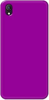 Khaalis Solid Color Purple matte finish shell case back cover for Vivo Y1s - K208240