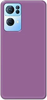 Khaalis Solid Color Purple matte finish shell case back cover for Oppo Reno 7 Pro - K208233