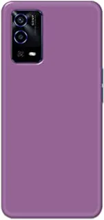 Khaalis Solid Color Purple matte finish shell case back cover for Oppo A55 - K208233