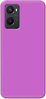 Khaalis Solid Color Purple matte finish shell case back cover for Oppo A96 - K208239