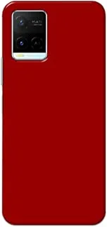 جراب خلفي متين بلون أحمر خالص من كاليس لهاتف فيفو Y21 2021 - K208228
