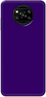 Khaalis Solid Color Purple matte finish shell case back cover for Xiaomi Poco X3 Pro - K208242