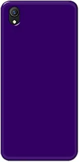 Khaalis Solid Color Purple matte finish shell case back cover for Vivo Y1s - K208242