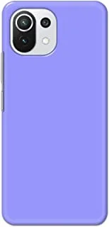 جراب خلفي مطفأ اللمعة باللون الأزرق السادة من خاليس لهاتف Xiaomi Mi 11 Lite NE 5G - K208243