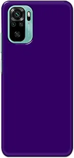 Khaalis Solid Color Purple matte finish shell case back cover for Xiaomi Redmi Note 10 - K208242