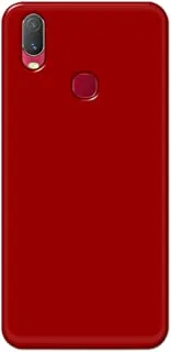 Khaalis Solid Color Red matte finish shell case back cover for Vivo Y11 2019 - K208228