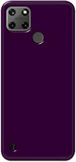 Khaalis Solid Color Purple matte finish shell case back cover for Realme C25Y - K208236