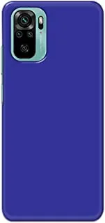 Khaalis Solid Color Blue matte finish shell case back cover for Xiaomi Redmi Note 10 - K208246