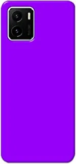 Khaalis Solid Color Purple matte finish shell case back cover for Vivo Y15s - K208241