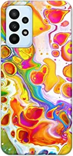 Khaalis Marble Print Multicolor matte finish designer shell case back cover for Samsung A23 - K208222