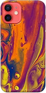 Khaalis Marble Print Multicolor matte finish designer shell case back cover for Apple iPhone 12 mini - K208219