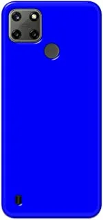 Khaalis Solid Color Blue matte finish shell case back cover for Realme C25Y - K208245