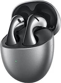 HUAWEI FreeBuds 5 Wireless Earphone, TWS Bluetooth Earbuds, Seamless Curves for Optimal Fit，Ultra Magnetic Driver, Hi-Res Certified, Super charge and long battery life, Apative EQ, IP54, Silver