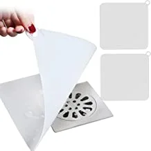 ECVV 2 Pieces Thick Silicone Floor Drain Stopper Anti-smell Floor Drain Deodorant Cover Insect-proof Seal Cover Silicone Tub Stoppers Anti-Odor Mat for Kitchen, Bathroom and Laundry Room