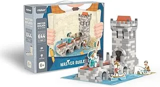 Mideer Master Builder Construction Set Bricks and Glue Set and Educational Toy - Intro to Engineering, STEM Learning, Washable & Reusable, Over 6 Years Old Children and Adults (Bridge)