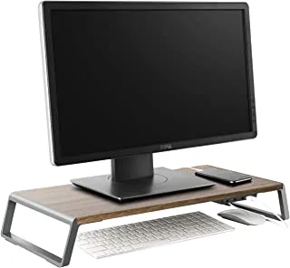 UPERGO ID-20U Height Adjustable Wooden Standing Desk With 4 USB Ports For Laptops & Monitors