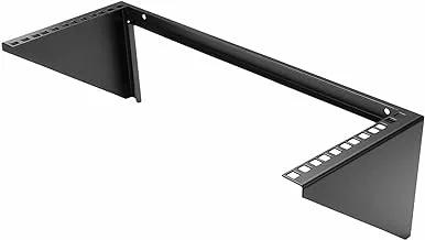 StarTech.com 4U Wall Mount Patch Panel Bracket - 19 inch Steel Vertical Mounting Bracket for Network and Data Equipment (RK419WALLV)
