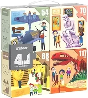 Mideer 4 in 1 Museum Puzzle Set