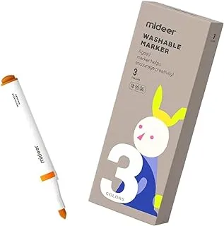 Mideer Washable Markers for Kids 3-Pieces