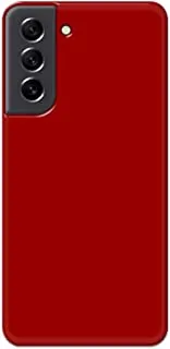 جراب خلفي متين بلون أحمر خالص من خاليس لهاتف Samsung S21 FE - K208228