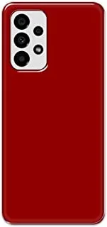 جراب خلفي متين بلون أحمر خالص من خاليس لهاتف Samsung A73 - K208228