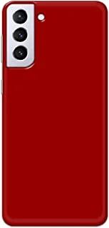 جراب خلفي متين بلون أحمر خالص من خاليس لهاتف Samsung Galaxy S21 Plus - K208228