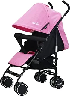 MOON Neo Plus Light Weight Travel Stroller/Pushchair for Baby/Kids/Toddler from 0 Months+(Upto 18 kg) |Umbrella Fold | Multi Position Reclining Seat | Storage Basket | Shoulder Strap -Pink