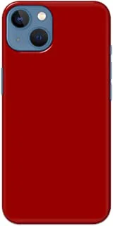 جراب خلفي متين بلون أحمر خالص لهاتف Apple iPhone 13 Mini - K208228